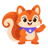 Due mascot welcoming user