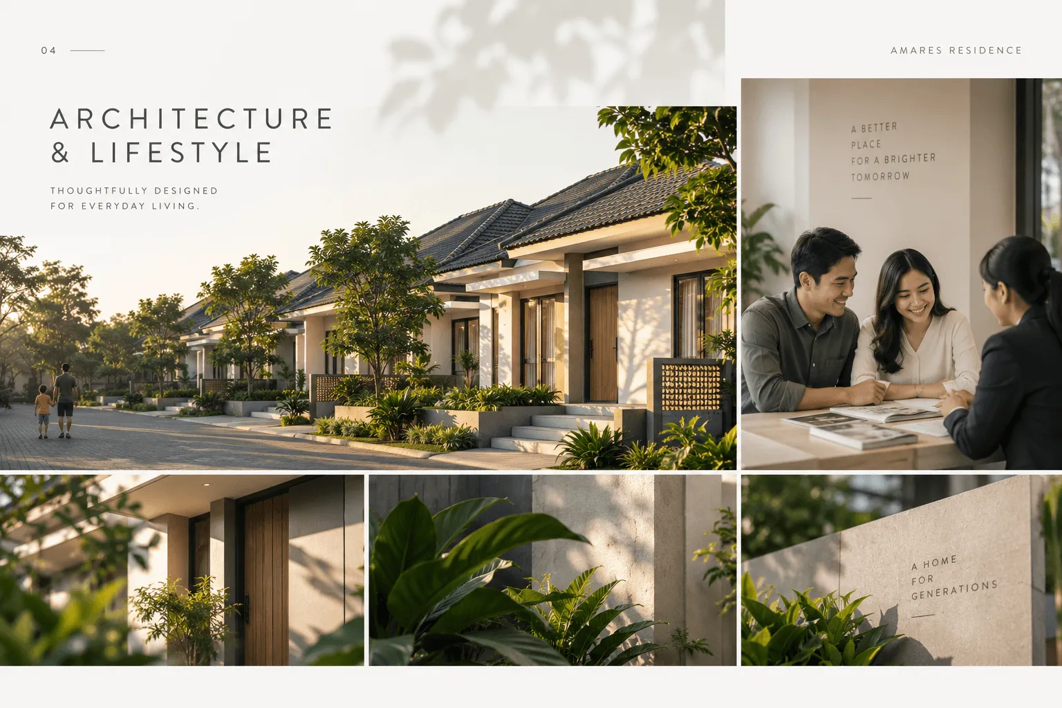 Amares Residence architectural and lifestyle editorial presentation