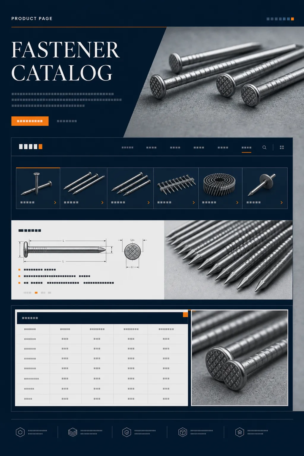 Tokka Indonesia fastener catalog presentation with product categories and technical product views